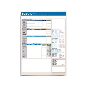 Befundbögen für InBody720